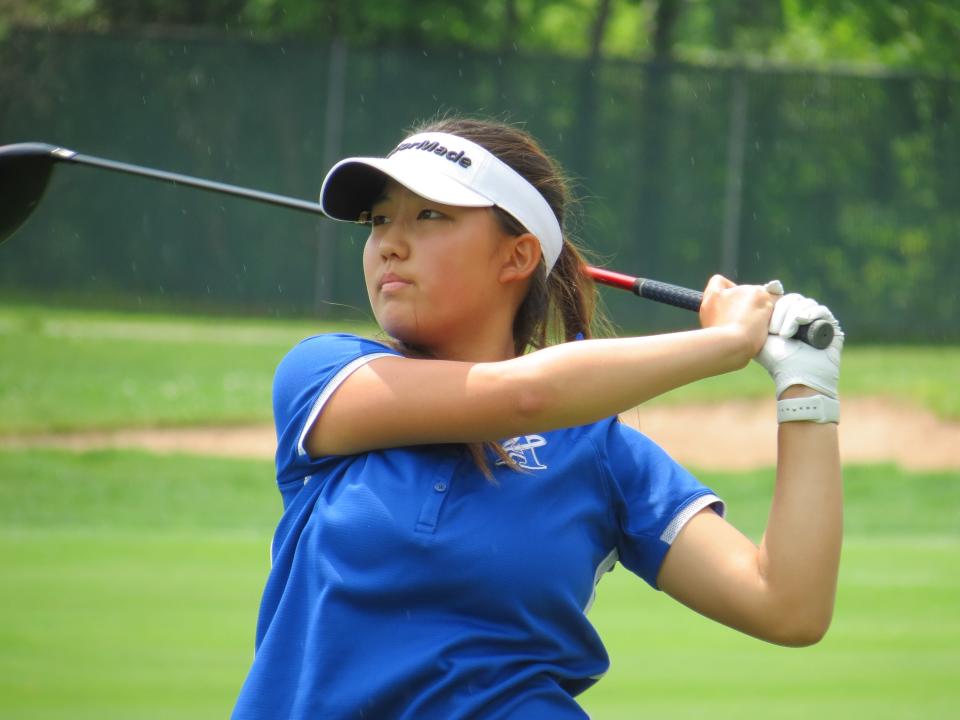 Holy Angels sophomore Angelina Kim led North Jersey girls in 9-hole scoring average in 2023 with a 36.6.