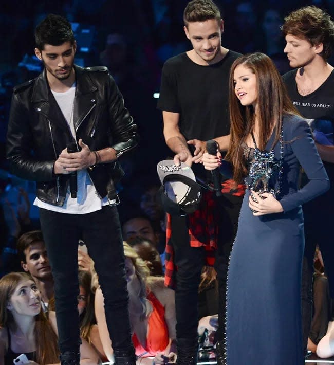 Zayn Malik, One Direction, y Selena Gomez