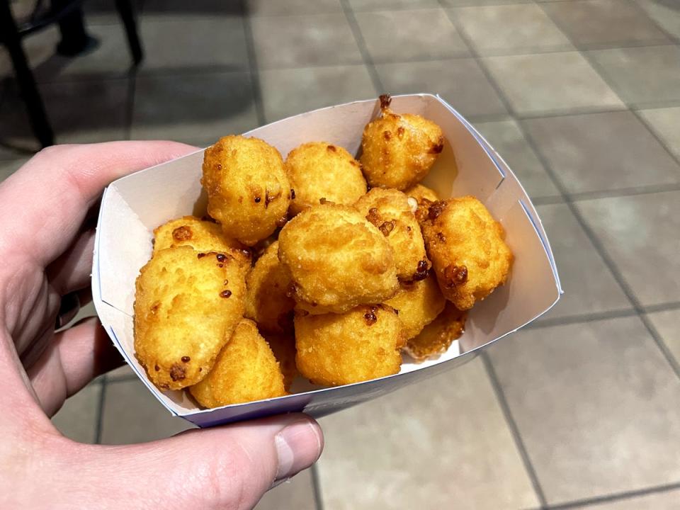 Cheese curds from Dairy Queen.