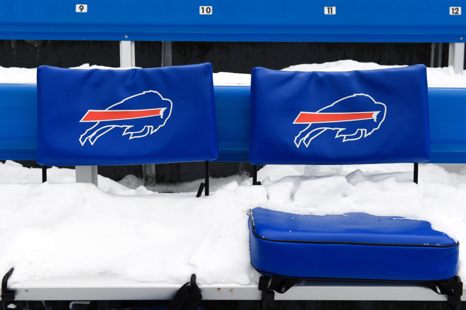 The Buffalo Bills won't yet have a snow game in 2022. (Rich Barnes-USA TODAY Sports)