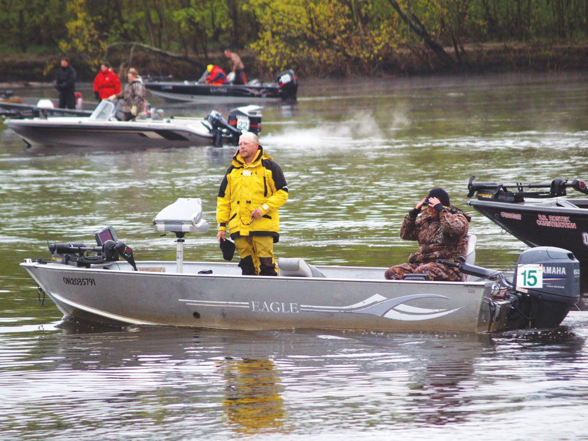 Boat parade, a time honoured tradition for anglers.