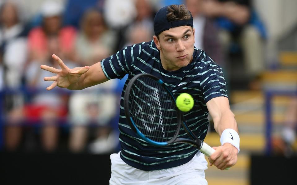 Jack Draper the last Briton standing in Eastbourne after cruising past compatriot Ryan Peniston - GETTY IMAGES