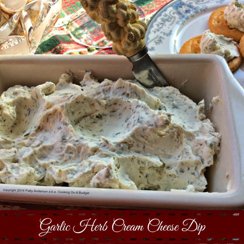 <p>Cooking On a Budget</p><p>This cream cheese spread makes for a flavorful and creamy dip that will be perfect for this year's graduation parties. It costs less than $2 to put together...so you'll have plenty of leftover change to spring on the new grad!</p><p><strong>Get the recipe: <a href="http://pattyandersonsblog.blogspot.com/2014/12/garlic-herb-cream-cheese-dip.html" rel="nofollow noopener" target="_blank" data-ylk="slk:Garlic Herb Cream Cheese;elm:context_link;itc:0;sec:content-canvas" class="link ">Garlic Herb Cream Cheese</a></strong></p>