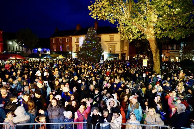 Chesterfield Christmas Lights Switch On and Market - Christmas