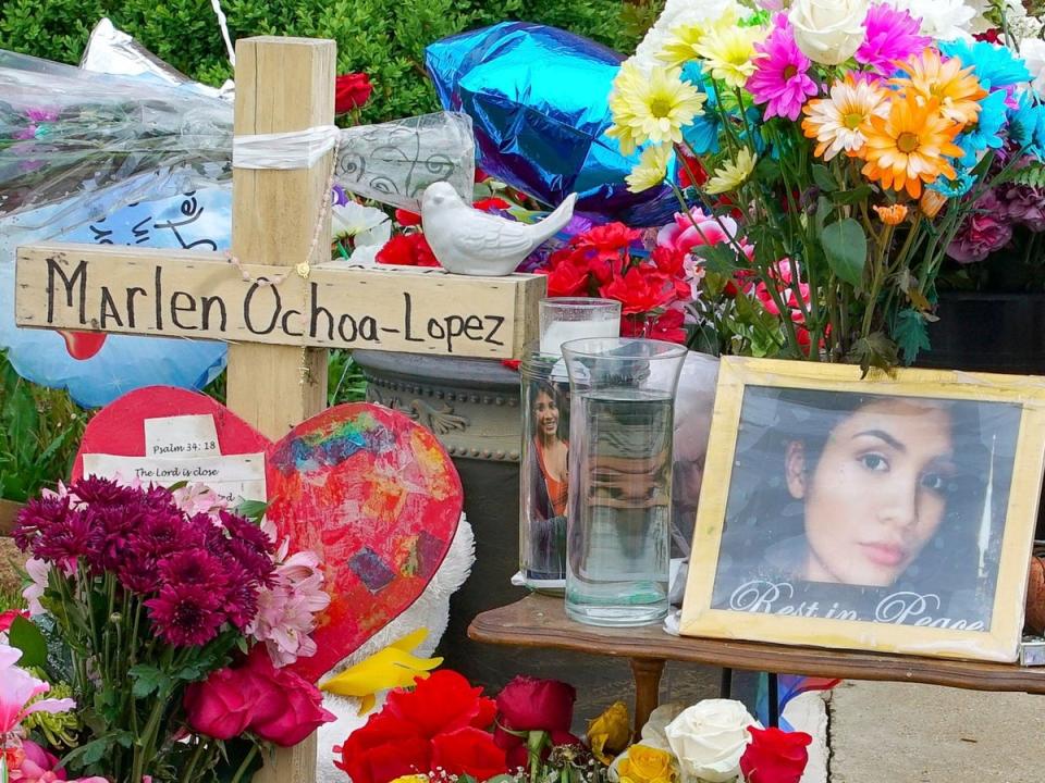 A memorial for Marlen Ochoa-Lopez