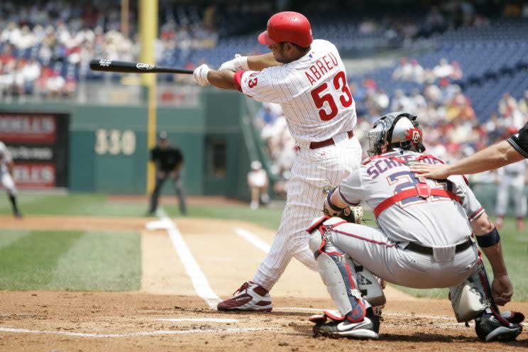 Bobby Abreu saw his production fall off after winning the Home Run Derby. (Getty Images/Rich Pilling)