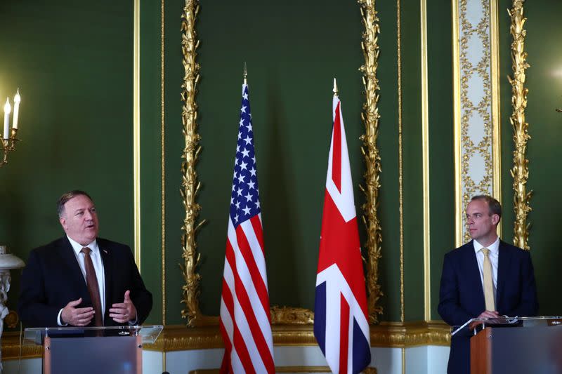 U.S. Secretary of State Mike Pompeo visits London