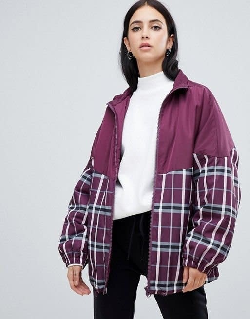 <strong><a href="https://us.asos.com/asos-design/asos-design-mixed-check-jacket/prd/9736644" target="_blank" rel="noopener noreferrer">Asos&nbsp;mixed check jacket</a>, $87</strong>