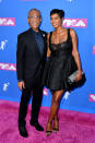 <p>U.S. civil rights activist and minister Al Sharpton and Aisha McShaw attend the 2018 MTV Video Music Awards at Radio City Music Hall on August 20, 2018 in New York City. (Photo: ANGELA WEISS/AFP/Getty Images) </p>