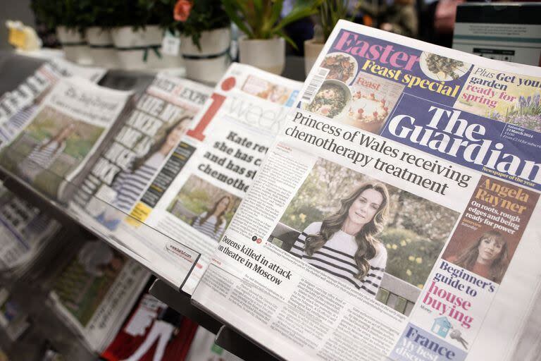Los diarios británicos, con la noticia de Kate Middleton