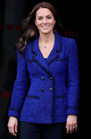 Max Mumby/Indigo/Getty Kate Middleton attends 10th anniversary celebration of Coach Core on October 13, 2022