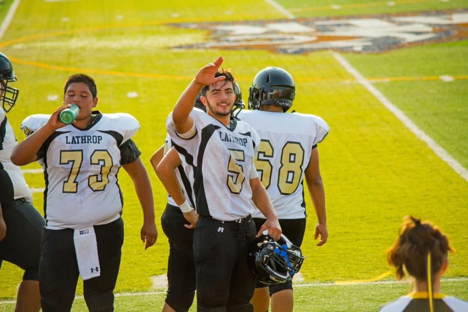 Keannu Linnell starred at quarter back for Lathrop High School until a brain tumor took it away. (Courtesy of the Linnell family)