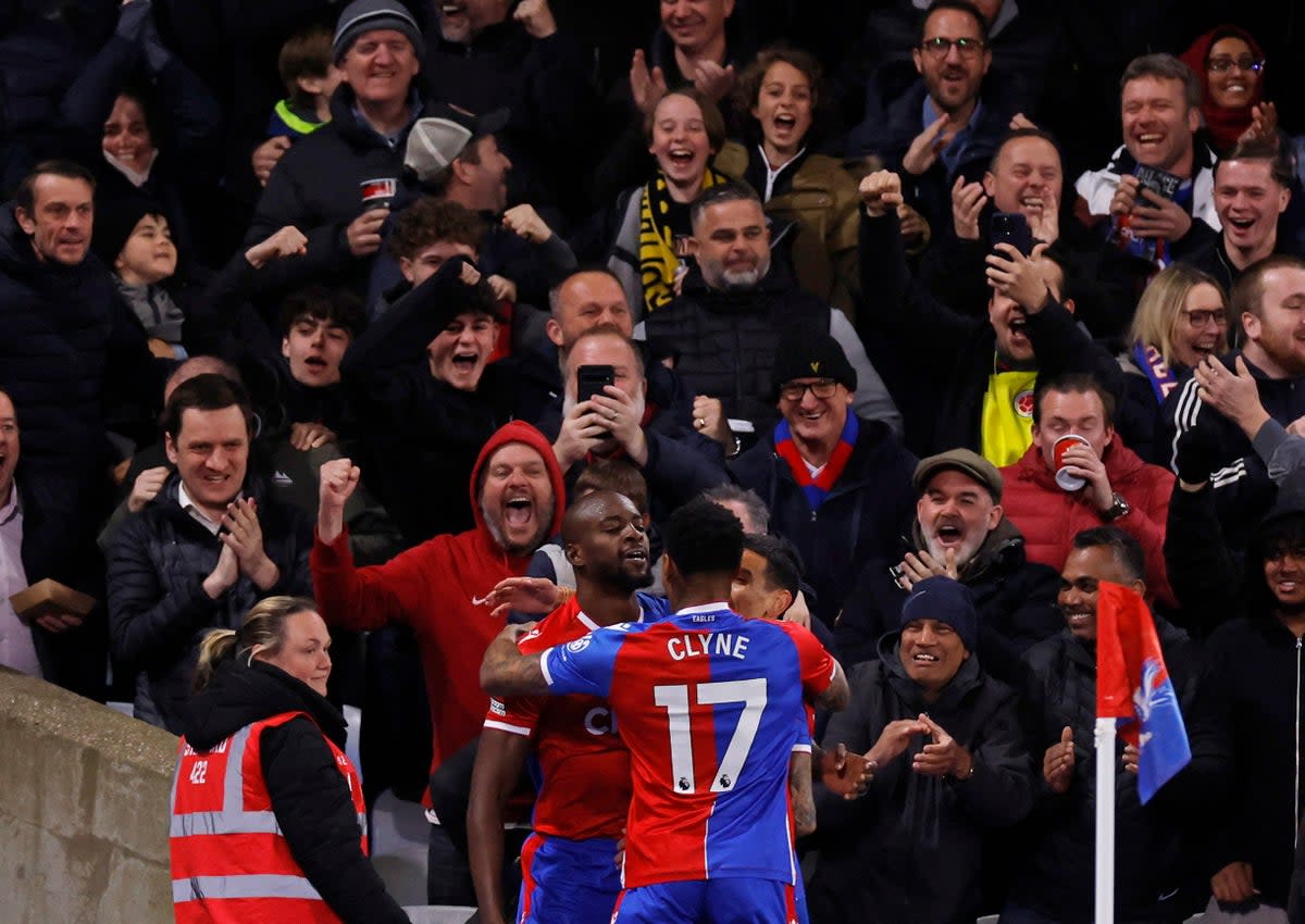 Mateta opened the scoring at Selhurst Park (Action Images via Reuters)