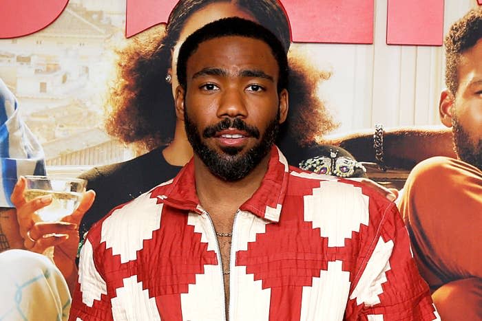 A closeup of Donald Glover