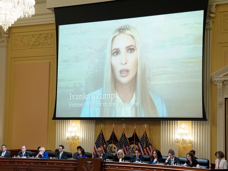 Ivanka Trump video before the January 6 committee