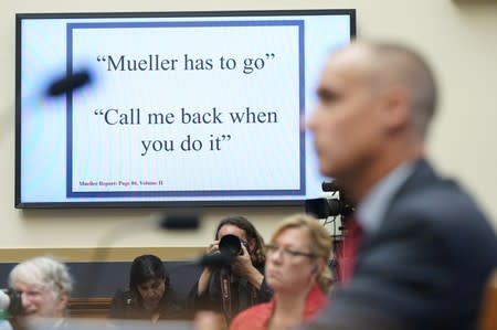 Corey Lewandowski testifies before House Judiciary Committee's impeachment investigation hearing on Capitol Hill in Washington