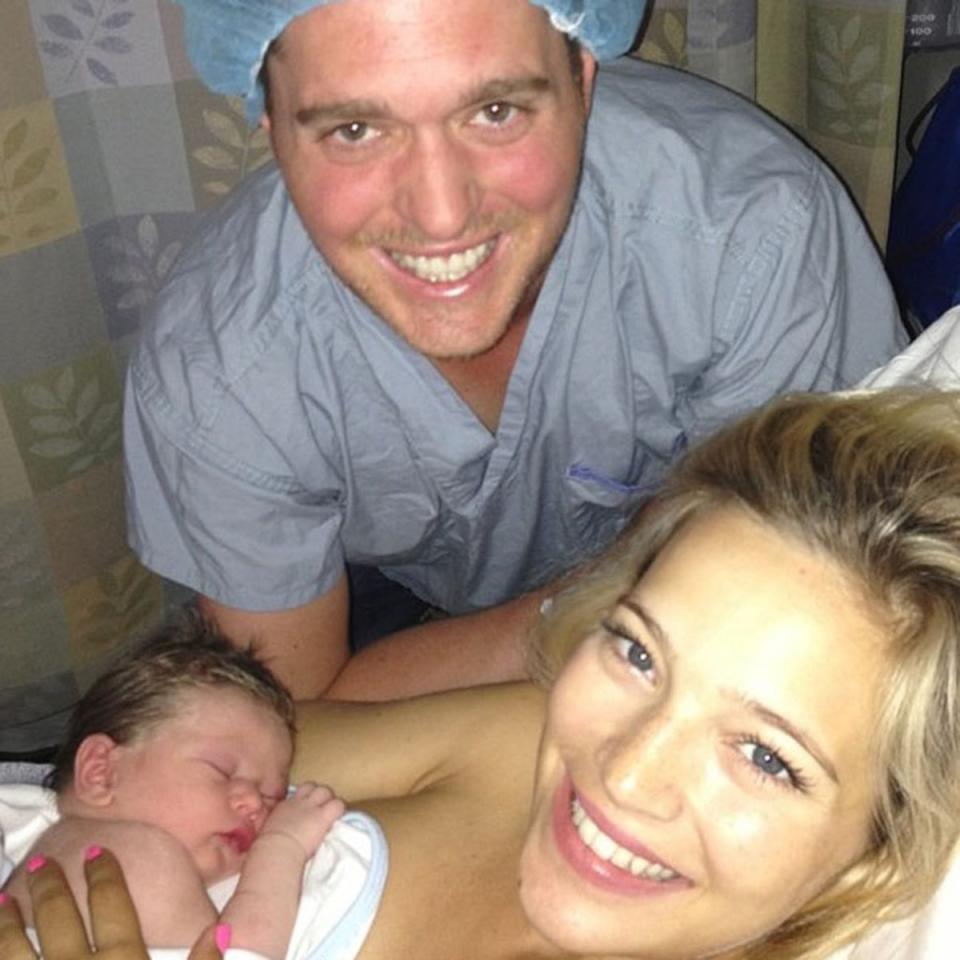 Bublé welcomed his fourth child with wife Luisana Lopilato last month (Michael Bublé/Instagram)