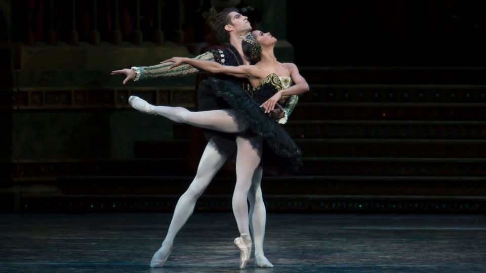 Misty Copeland and James Whiteside perform in "Swan Lake" at Lincoln Center in New York, June 24, 2015. - Julieta Cervantes/The New York Times/Redux