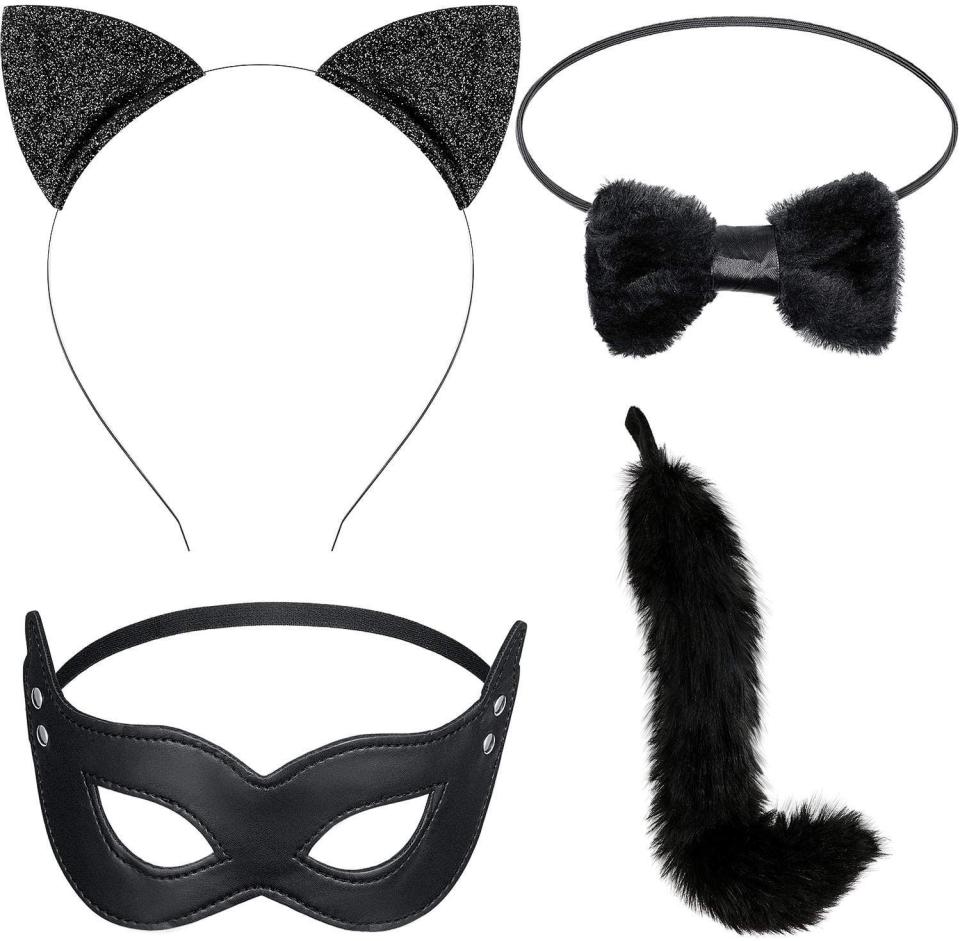 6) 4 Pack Cat Costume Set