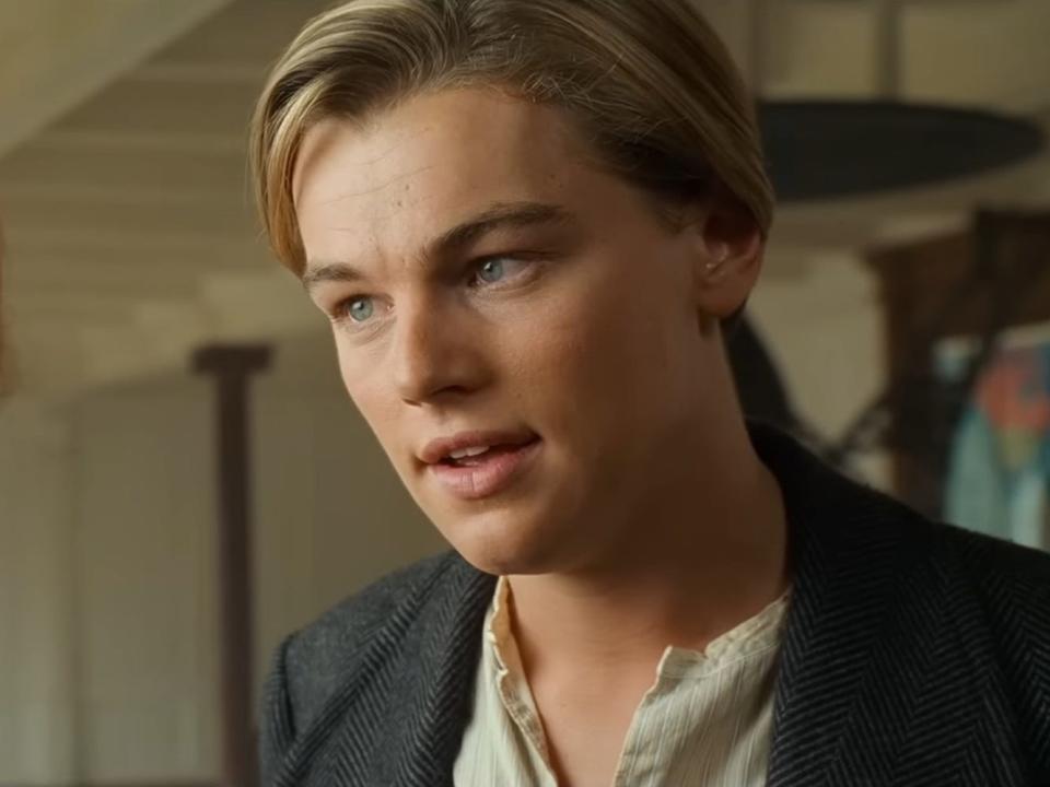 Leonardo DiCaprio as Jack in "Titanic."