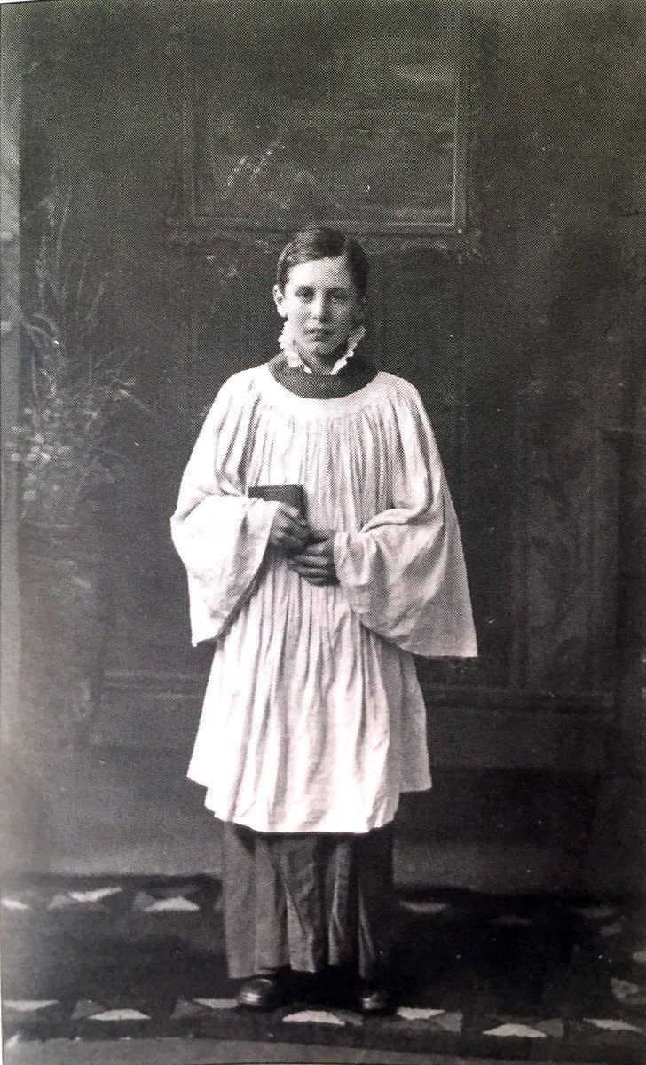 Francis Jackson as a chorister