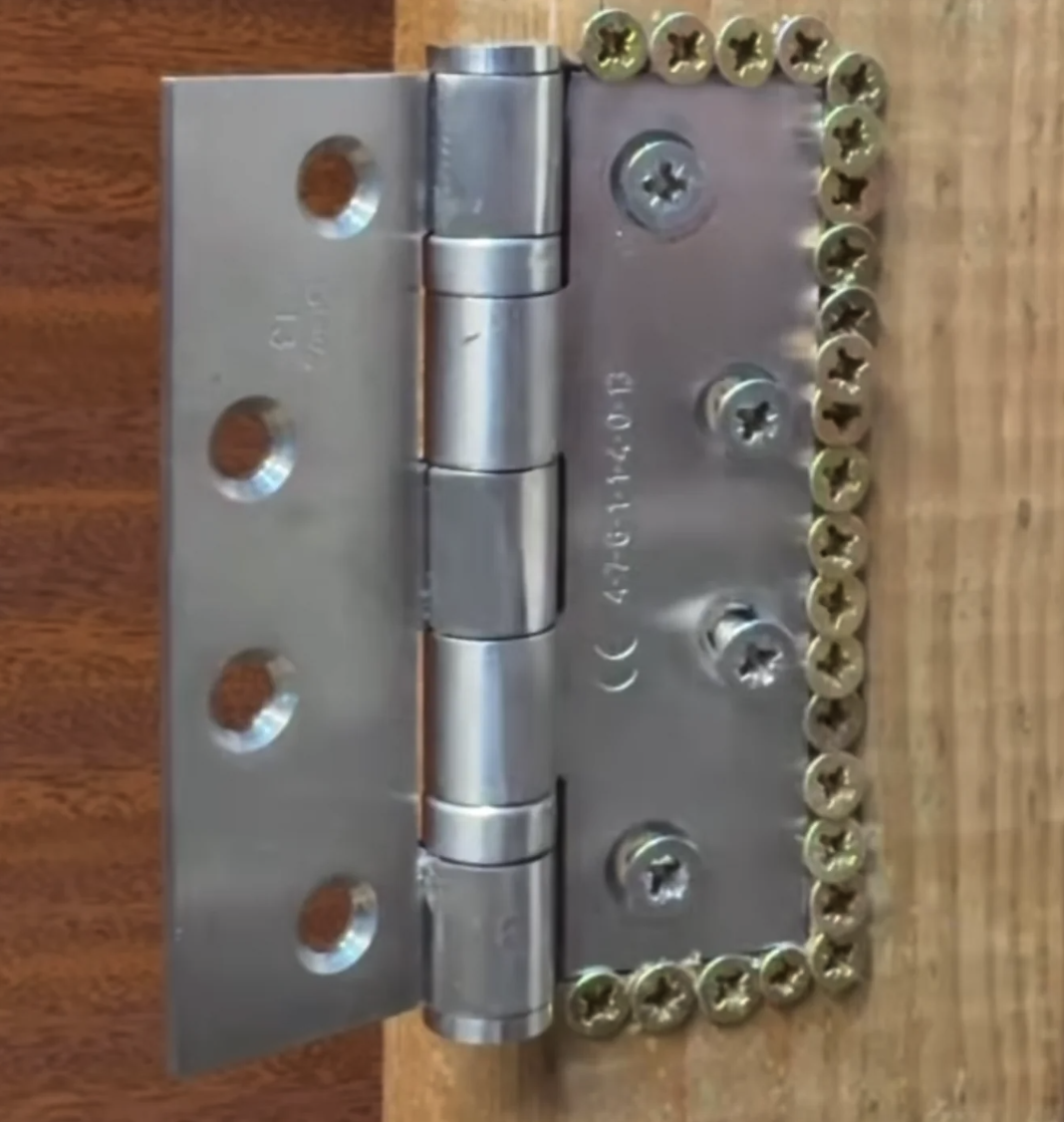 Hinge with stripped screws