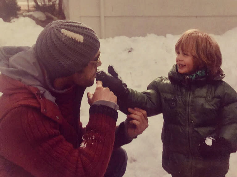 <p>William Levy y su hijo Christopher cuando era un nene/William Levy/Instagram </p>