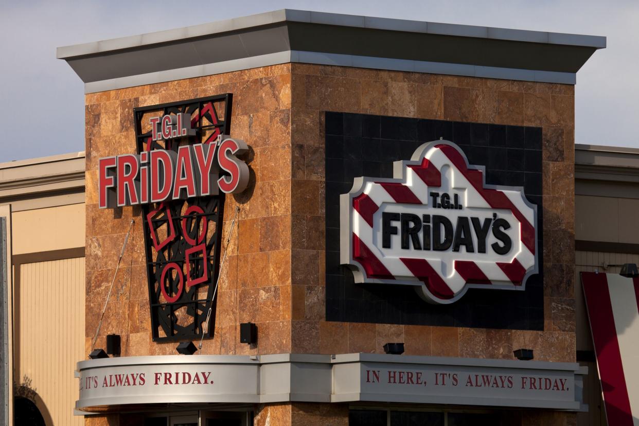 TGI Friday's sign outside of one of their restaurant