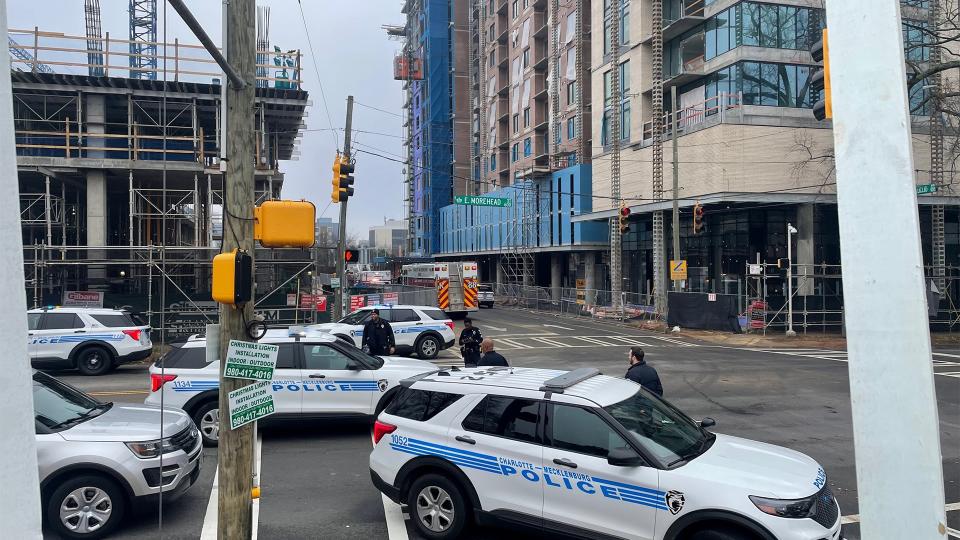 Three people died in an industrial accident in Dilworth Monday morning, paramedics confirmed. It happened around 9 a.m. at a construction site on East Morehead Street, near Euclid Avenue, Charlotte Fire said.
