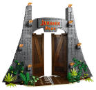 The gates to Jurassic Park measure a towering 42cm high and 48cm wide – and can be unlocked using the trigger-operated gate opening function.