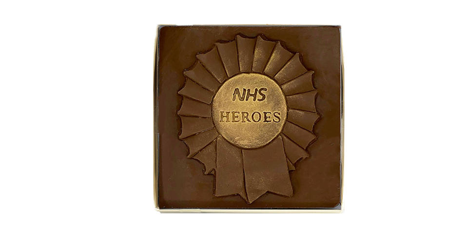 Choc on Choc NHS Heroes Milk Chocolate Rosette