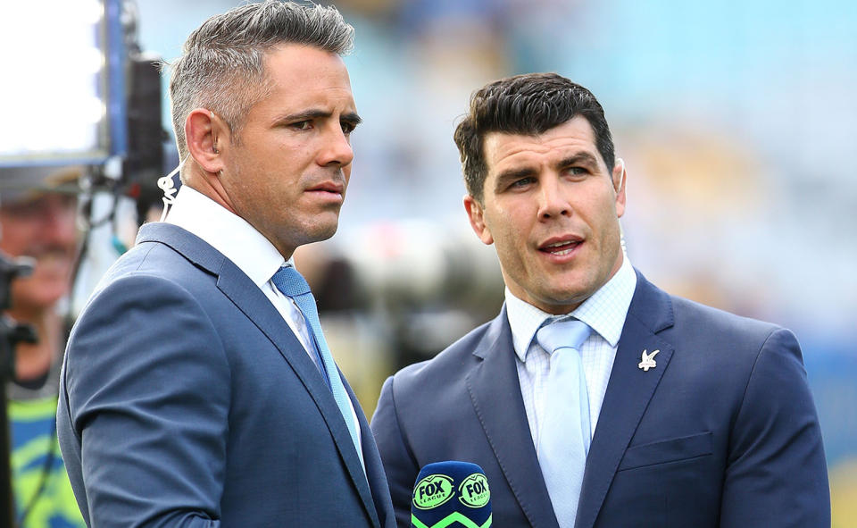 Corey Parker and Michael Ennis in 2017.