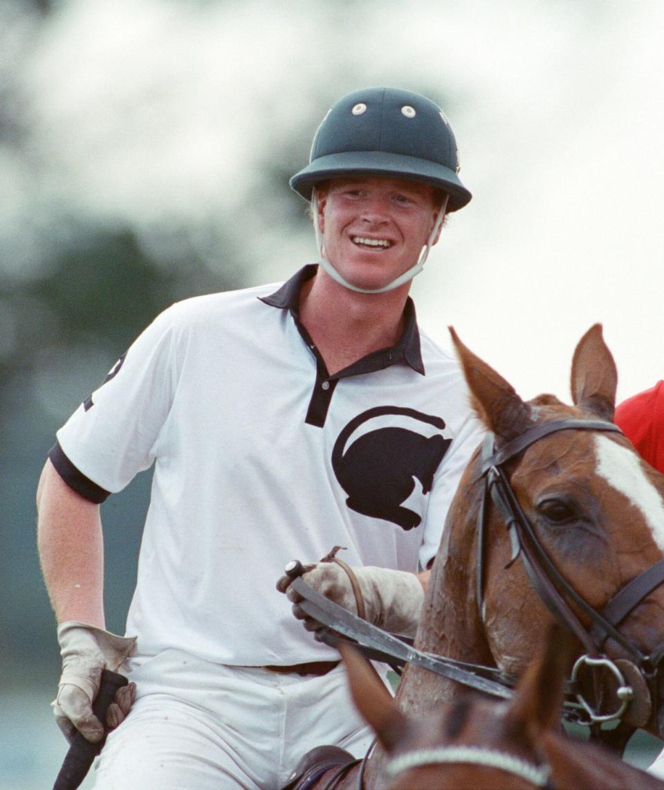 major james hewitt on the polo field at windsor