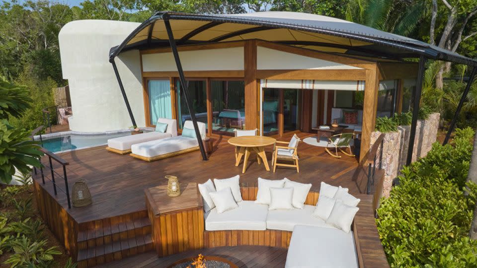 Naviva has 15 luxurious tent-style rooms. - Four Seasons Resorts