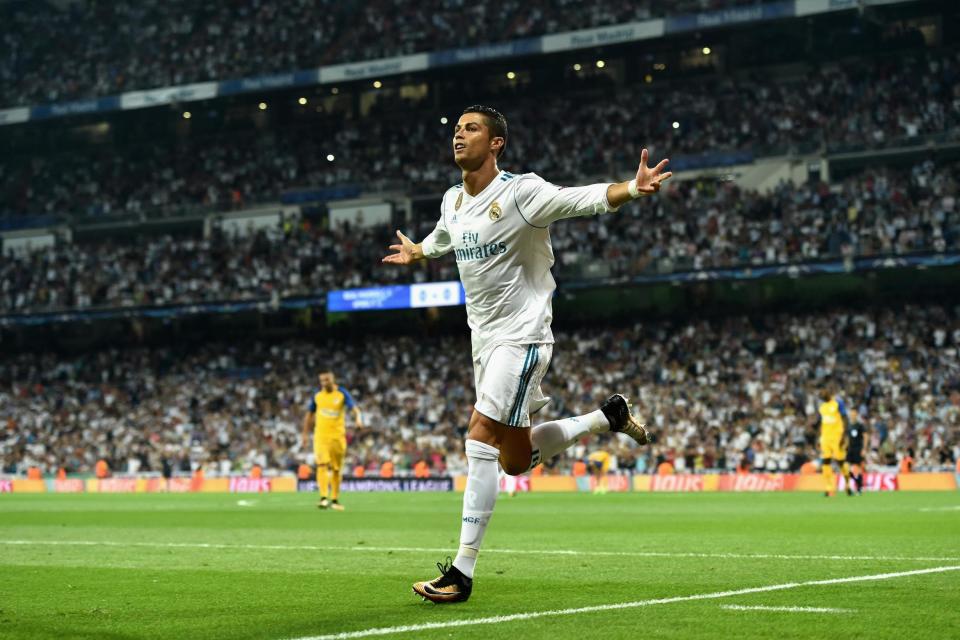 Cristiano Ronaldo: Denis Doyle/Getty Images
