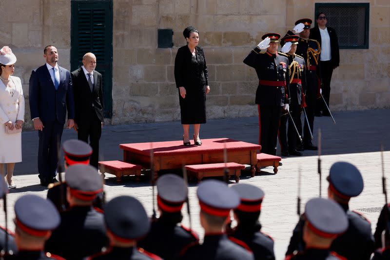 Myriam Spiteri Debono is sworn in as President of Malta in Valletta