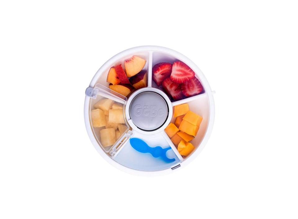 Pack your favorite snack when you go to the beach or the pool, thanks to this 5-compartment container.  (Source: Amazon)
