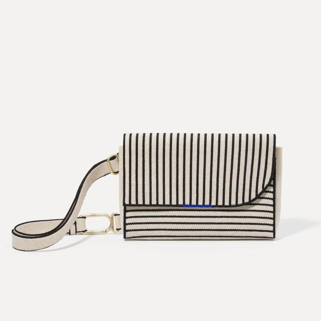 Rothys The Belt Bag- crossbody bag. Stripes- HEMP Comes W/laundry &  Dust Bag