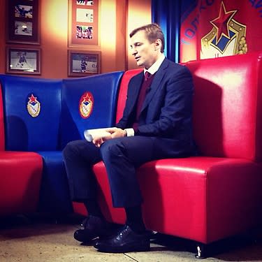 Sergei Fedorov, GM of CSKA Moscow. (#NickInEurope)