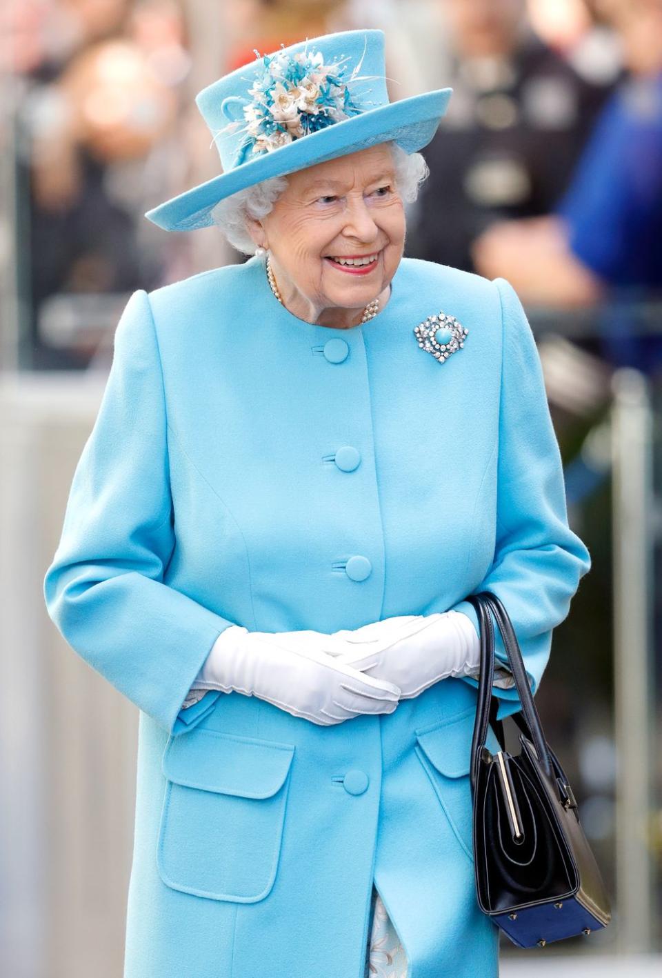 <p>First, white gloves have simply always been a part of the Queen’s signature style; would it really seem like the Queen if you didn’t see that white-gloved wave? Reason number two is simple: protecting her hands. After all, you shake a lot of hands when you’re the Queen!</p>