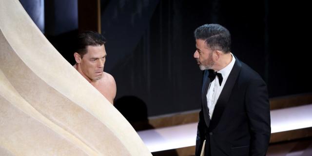 Oscars: John Cena Appears Near Naked, A Nod to 1974 Streaking Incident