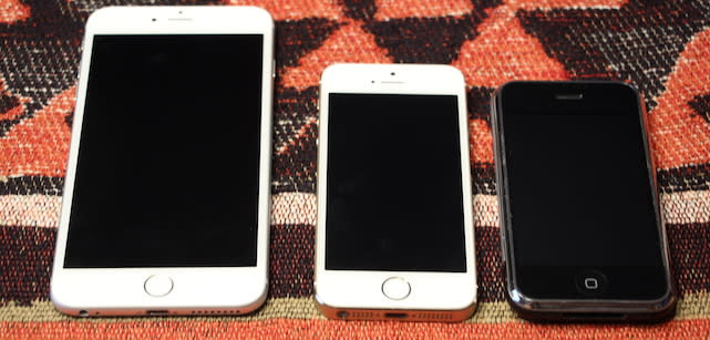iPhone 6 Plus, iPhone 5s, Original iPhone