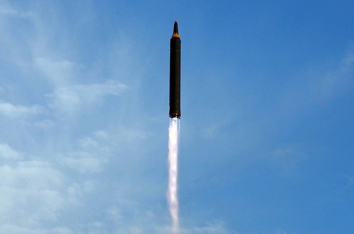 North Korea is believed to be planning to test a powerful nuclear missile: Korean Central News Agency via AP