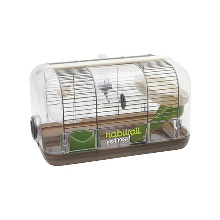 Un hábitat seguro para un hamster en casa.