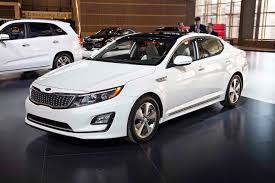 A Kia Optima is pictured.