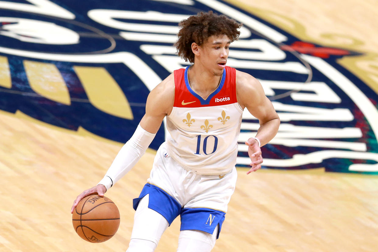 Jaxson Hayes of the New Orleans Pelicans