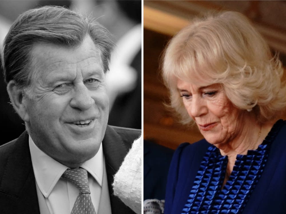 Königsgemahlin Camilla und Simon Elliot waren über 50 Jahre lang Schwägerin und Schwager. (Bild: Victoria Jones - WPA Pool/Getty Images / Indigo/Getty Images)