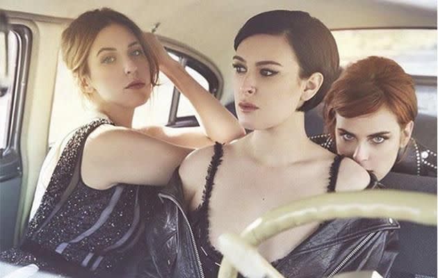 Rumer Willis claims this photograph was Photoshopped.