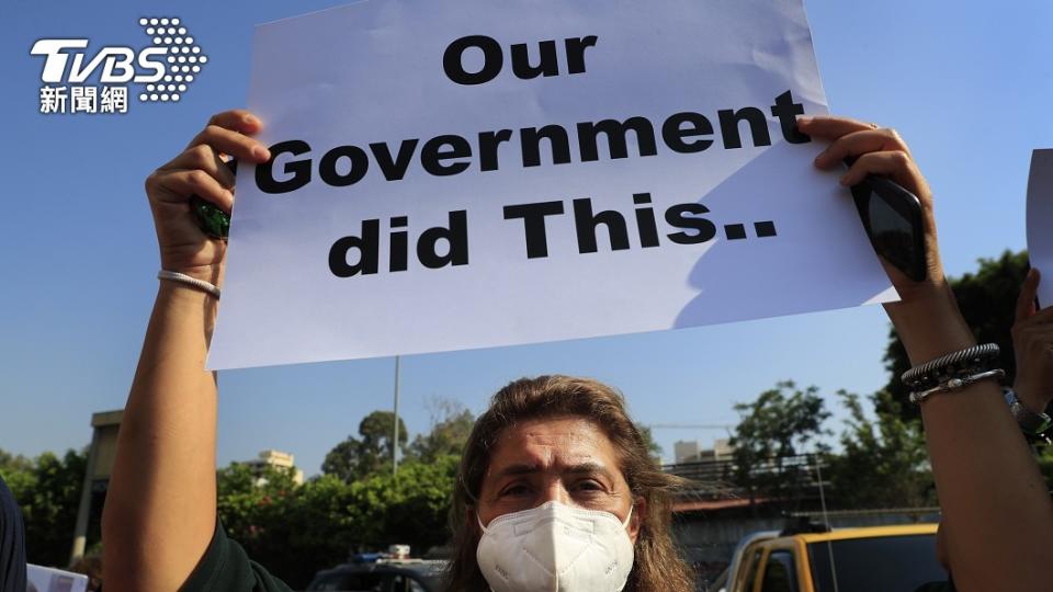 圖／達志影像美聯社，貝魯特港爆炸案的受害者認為政府嚴重失職。