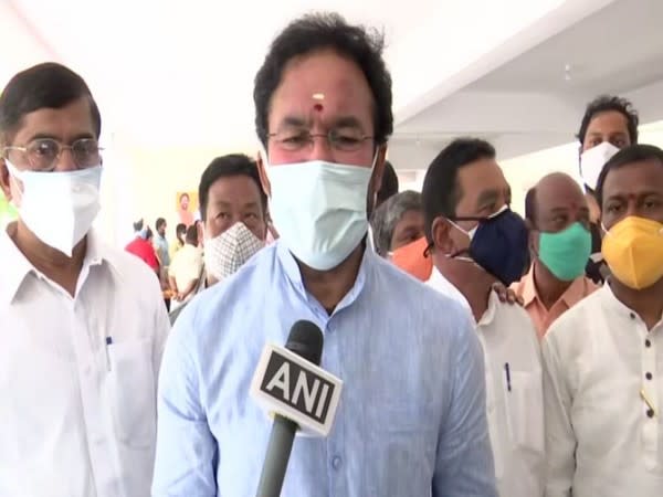 The Minister of State for Home Affairs G Kishan Reddy (file pic/ANI).